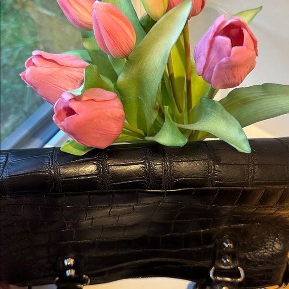 Balenciaga First Croc-Embossed Handbag - Picture 10 of 16